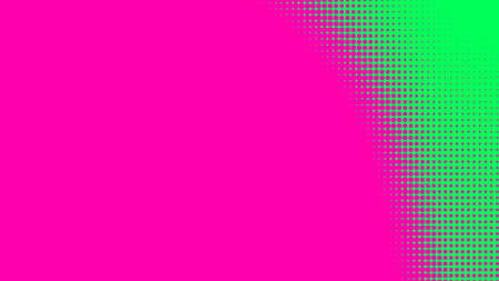 Dots halftone green pink color pattern gradient texture with technology digital background. Pop art comics with nature graphic design.の写真素材