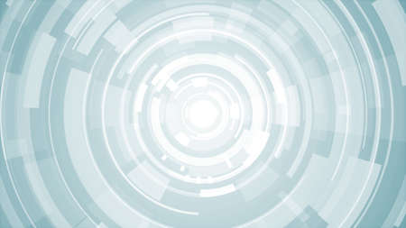 Circle white blue bright technology Hi-tech background. Abstract graphic digital future concept design.の写真素材