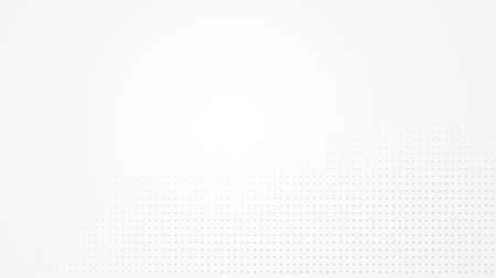 Dot white gray pattern gradient light texture background. Abstract  technology big data digital background. 3d rendering.の写真素材