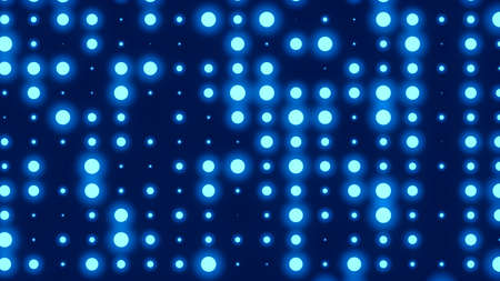 Dot  white blue pattern screen led light gradient texture background. Abstract  technology big data digital background. 3d rendering.の写真素材