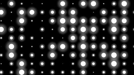 Dot white black pattern gradient texture background. Abstract  technology big data digital background. 3d rendering.の写真素材