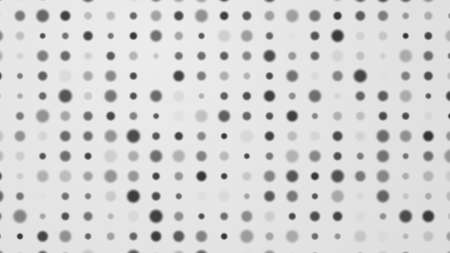 Dot white black pattern gradient texture background. Abstract  technology big data digital concept. 3d rendering.の写真素材