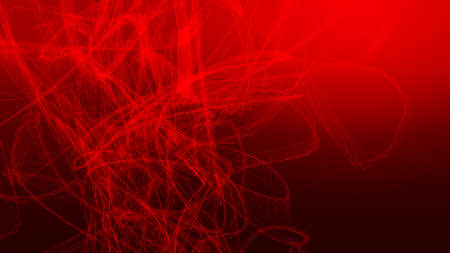 The network error red wave dark background. Abstract technology big data digital background. 3d rendering.の写真素材