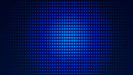 Dot  white blue pattern screen led light gradient texture background. Abstract  technology big data digital background. 3d rendering.の写真素材
