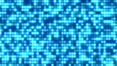 Dot  white blue pattern screen led light gradient texture background. Abstract  technology big data digital background. 3d rendering.の写真素材