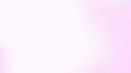 Dot pink white pattern gradient texture background. Abstract pop art halftone and retro style.の写真素材