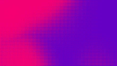 Dots halftone purple pink color pattern gradient texture with technology digital background. Pop art comics with nature graphic design.の写真素材