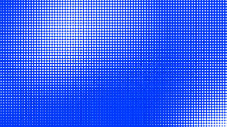 Dots halftone white blue color pattern gradient texture with technology digital background. Dots pop art comics with summer background.の写真素材