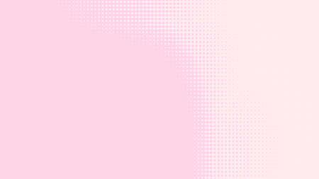 Dot pink white pattern gradient texture background. Abstract pop art halftone and retro style.の写真素材