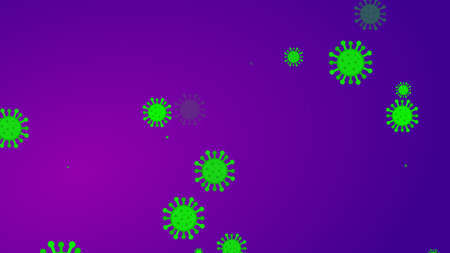 Coronavirus pattern banner background. Abstract healthcare Illustrations concept COVID-19.の写真素材