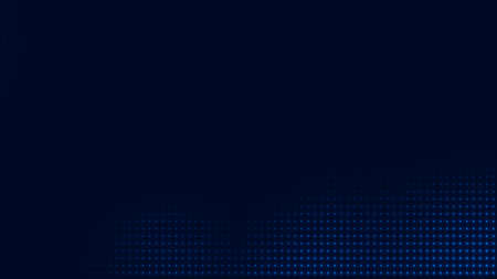Dot blue pattern screen led light gradient texture background. Abstract  technology big data digital background. 3d rendering.の写真素材