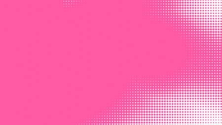Dot pink white pattern gradient texture background. Abstract illustration pop art halftone and retro style. creative design valentine concept,の写真素材