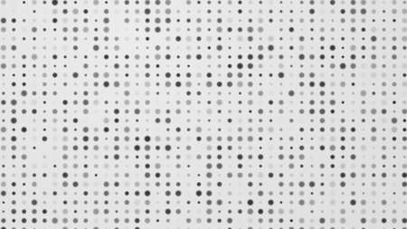 Dot white black pattern gradient texture background. Abstract  technology big data digital concept. 3d rendering.の写真素材