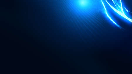 Dot blue wave light screen gradient texture background. Abstract ai technology big data digital background. 3d rendering.の写真素材