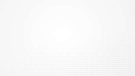 Dot white gray wave light technology texture background. Abstract big data digital concept. 3d rendering.の写真素材