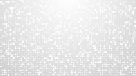 Dot white gray pattern gradient texture background. Abstract  technology big data digital background. 3d rendering.の写真素材
