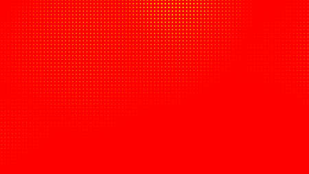 Dots halftone orange yellow color pattern gradient texture with technology digital background. Dots pop art comics with summer background.の写真素材