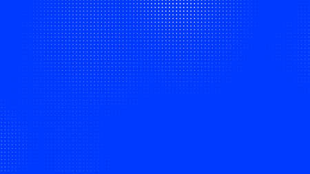 Dots halftone white blue color pattern gradient texture with technology digital background. Dots pop art comics with summer background.の写真素材