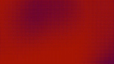 Dots halftone red purple color pattern gradient texture with technology digital background. Dots pop art comics style.の写真素材