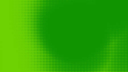 Dots halftone green color pattern gradient texture with technology digital background. Dots pop art comics with nature graphic design.の写真素材