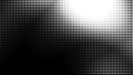 Dot white black pattern gradient texture background. Abstract pop art halftone and retro style.の写真素材