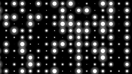 Dot white black pattern gradient texture background. Abstract  technology big data digital background. 3d rendering.の写真素材