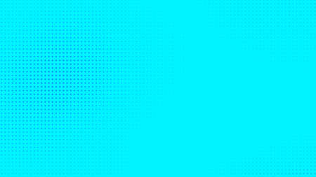 Dots halftone blue color pattern gradient texture with technology digital background. Dots pop art comics with summer background.の写真素材
