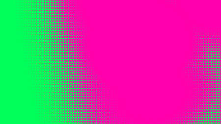 Dots halftone green pink color pattern gradient texture with technology digital background. Pop art comics with nature graphic design.の写真素材
