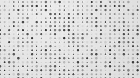 Dot white black pattern gradient texture background. Abstract  technology big data digital concept. 3d rendering.の写真素材