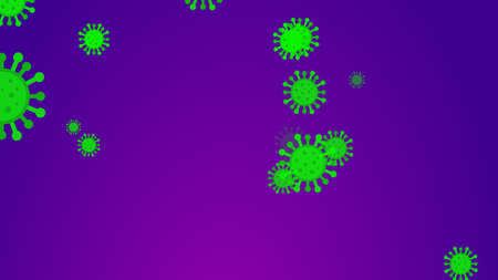 Coronavirus pattern banner background. Abstract healthcare Illustrations concept COVID-19.の写真素材