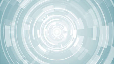 Circle white blue bright technology Hi-tech background. Abstract graphic digital future concept design.の写真素材