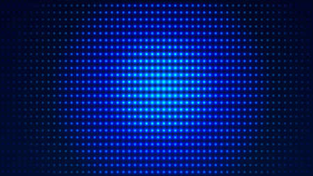 Dot  white blue pattern screen led light gradient texture background. Abstract  technology big data digital background. 3d rendering.の写真素材