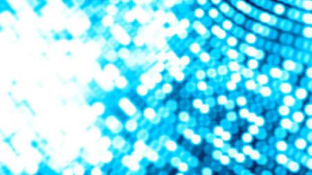Dot white blue wave light screen gradient texture background. Abstract  technology big data digital background. 3d rendering.の写真素材