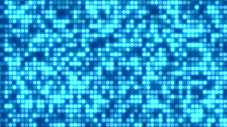 Dot  white blue pattern screen led light gradient texture background. Abstract  technology big data digital background. 3d rendering.の写真素材