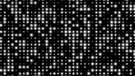Dot white black pattern gradient texture background. Abstract  technology big data digital background. 3d rendering.の写真素材