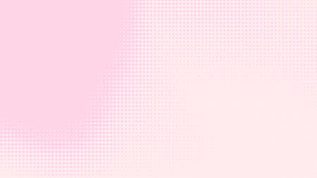 Dot pink white pattern gradient texture background. Abstract pop art halftone and retro style.の写真素材