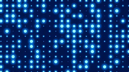 Dot  white blue pattern screen led light gradient texture background. Abstract  technology big data digital background. 3d rendering.の写真素材