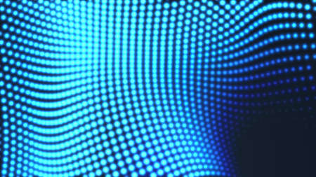 Dot blue wave light screen gradient texture background. Abstract  technology big data digital background. 3d rendering.の写真素材