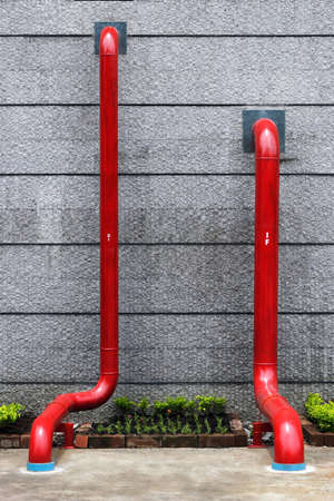 Pipe for water supply and drain of buildingの写真素材