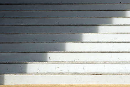 Shadow of Building on Stairの写真素材