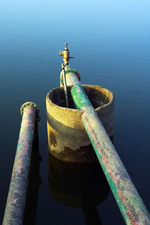 old water well use foe farmの写真素材