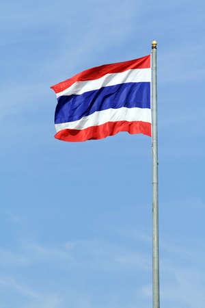The flag of the Kingdom of Thailandの写真素材