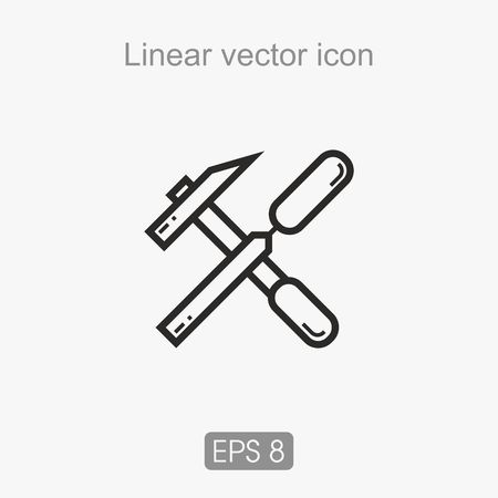 A simple icon made outline in blackのイラスト素材