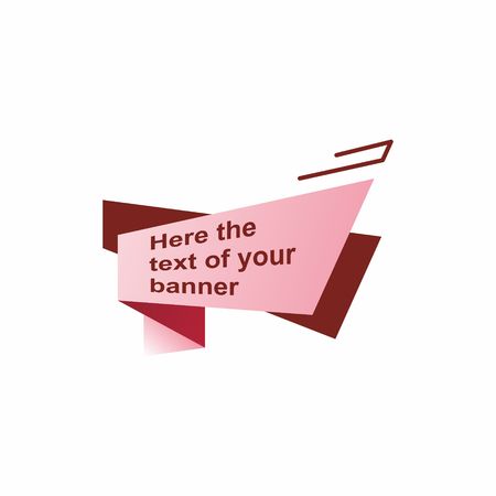 Abstract vector frame. Template banner for product advertising, discounts and any other applicationのイラスト素材