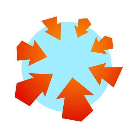 Graphic element arrows. Vector design elements EPS8のイラスト素材