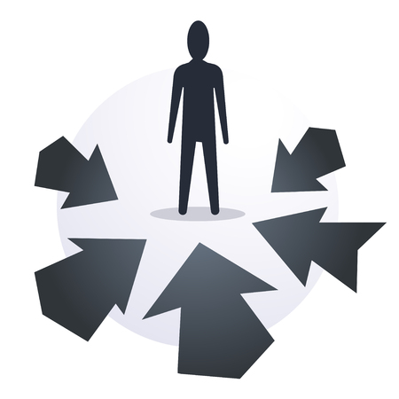 Graphic element arrows. Vector design elements EPS8のイラスト素材