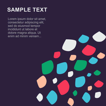 business brochure flyer design template. Geometric backgroundのイラスト素材