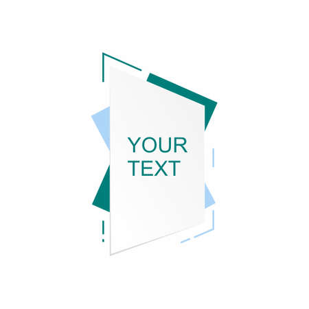 Abstract frame for textのイラスト素材