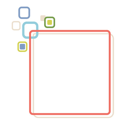 Stylized abstract frameのイラスト素材