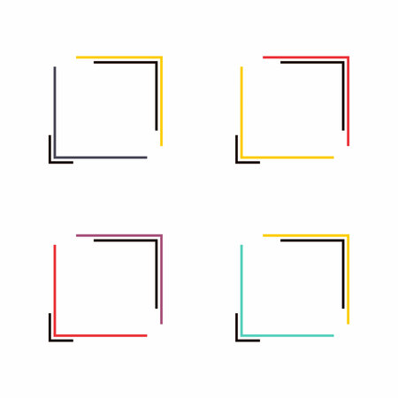 Abstract banner template. Frame for placing tex, photos or any other contentのイラスト素材